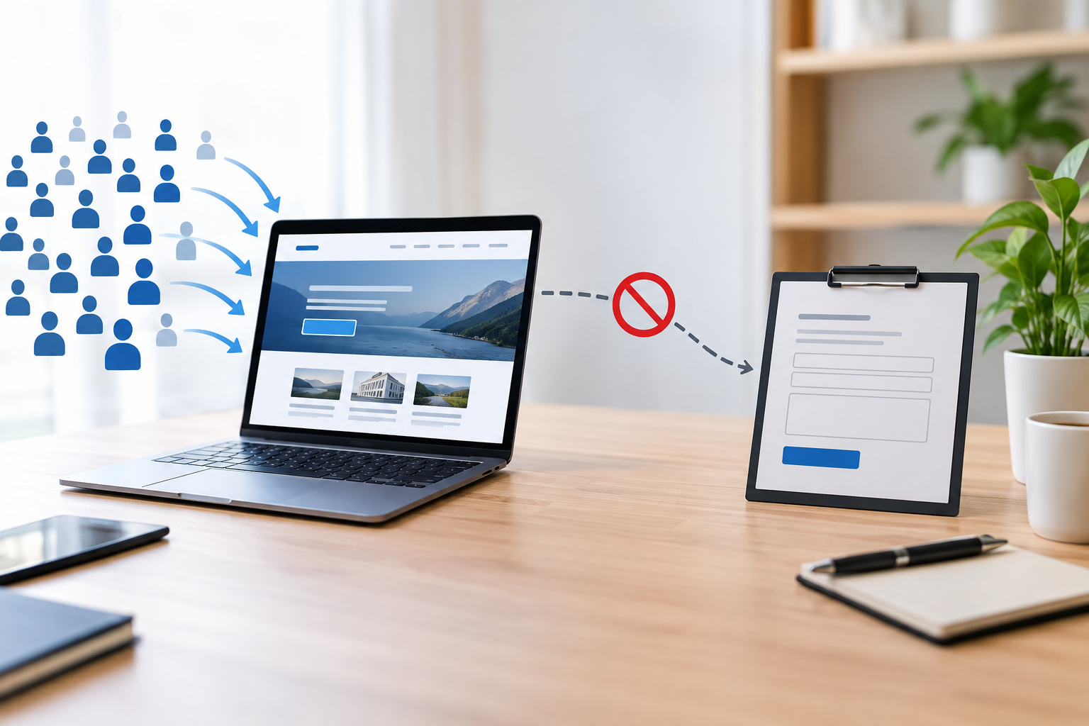 Why your website gets traffic but no enquiries
