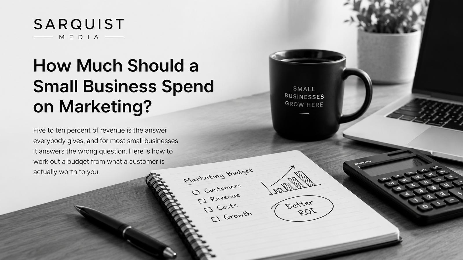 How much should a small business spend on marketing?